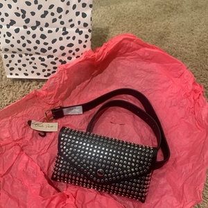 Black studded Belt Bag